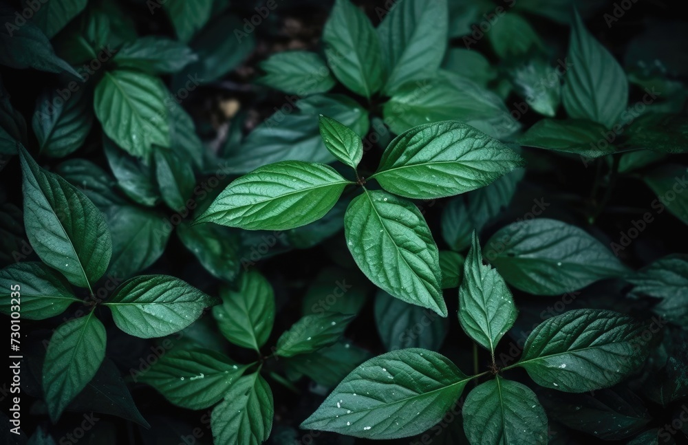 Nature View Of Green Leaf Background, Dark Wallpaper Concept. Nature View Of Green Leaf Background, Dark Wallpaper Concept.