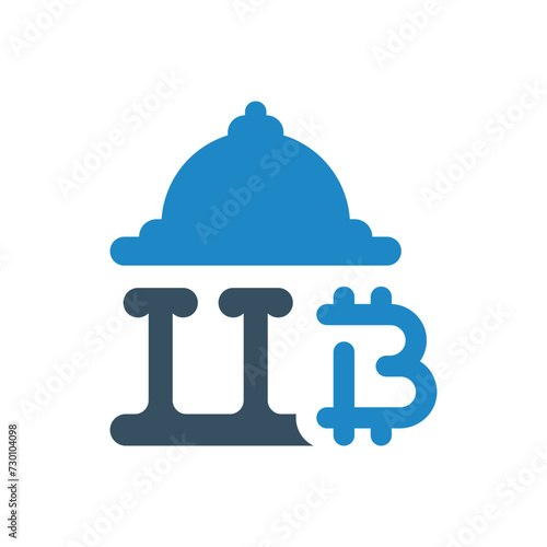 online bank icon vector illustration 