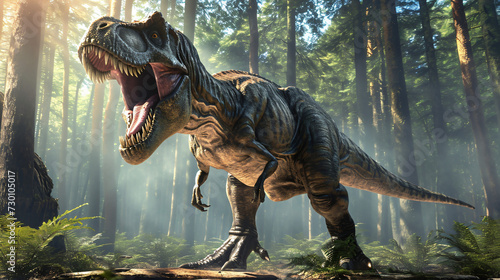 tyrannosaurus rex dinosaur 3d render © daniel