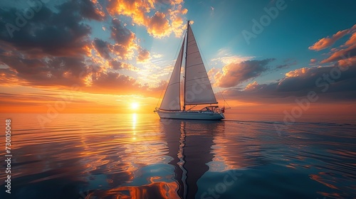 a sailboat on the sea --ar 16:9 --stylize 750 --v 6 Job ID: 6f9b58a2-db5a-4730-b189-033b3b3dc6d2