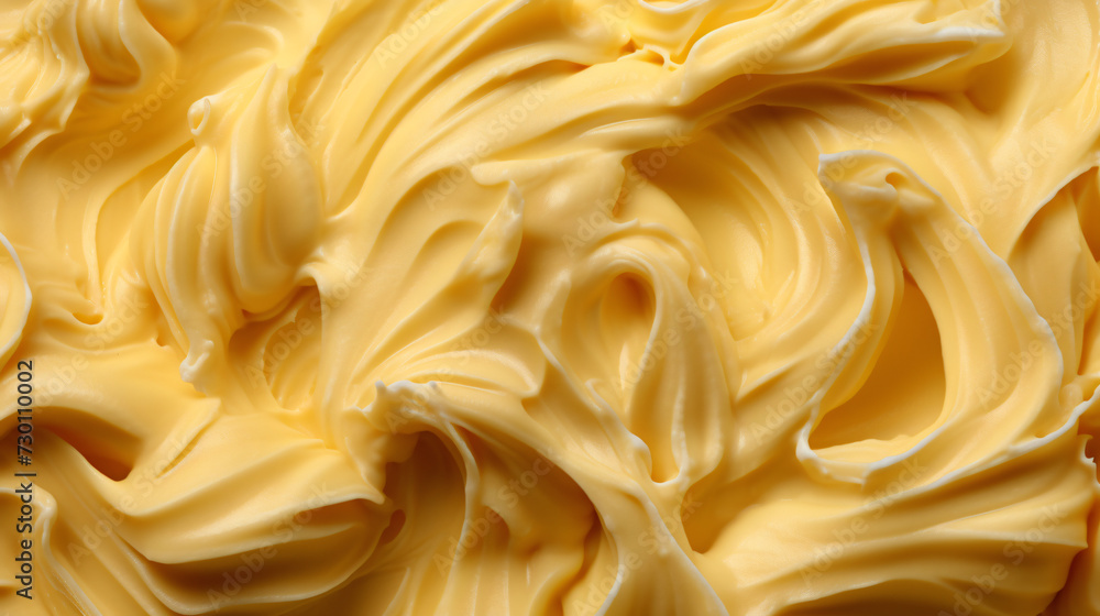 close up of creamy yellow ice cream close up of creamy yellow ice cream