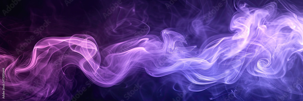purple smoke on dark purple background, banner desihn purple smoke on dark purple background, banner desihn