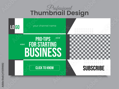 Business Thumbnail Design For Marketing Agency - Video Thumbnail Template 