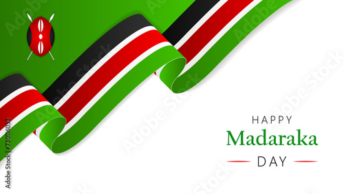 Madaraka Day design, vector illustration.Madaraka Day is a public holiday celebrated in Kenya on June 1st each year photo