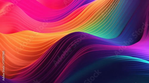Of abstract wavy background. Multicolored wavy pattern.