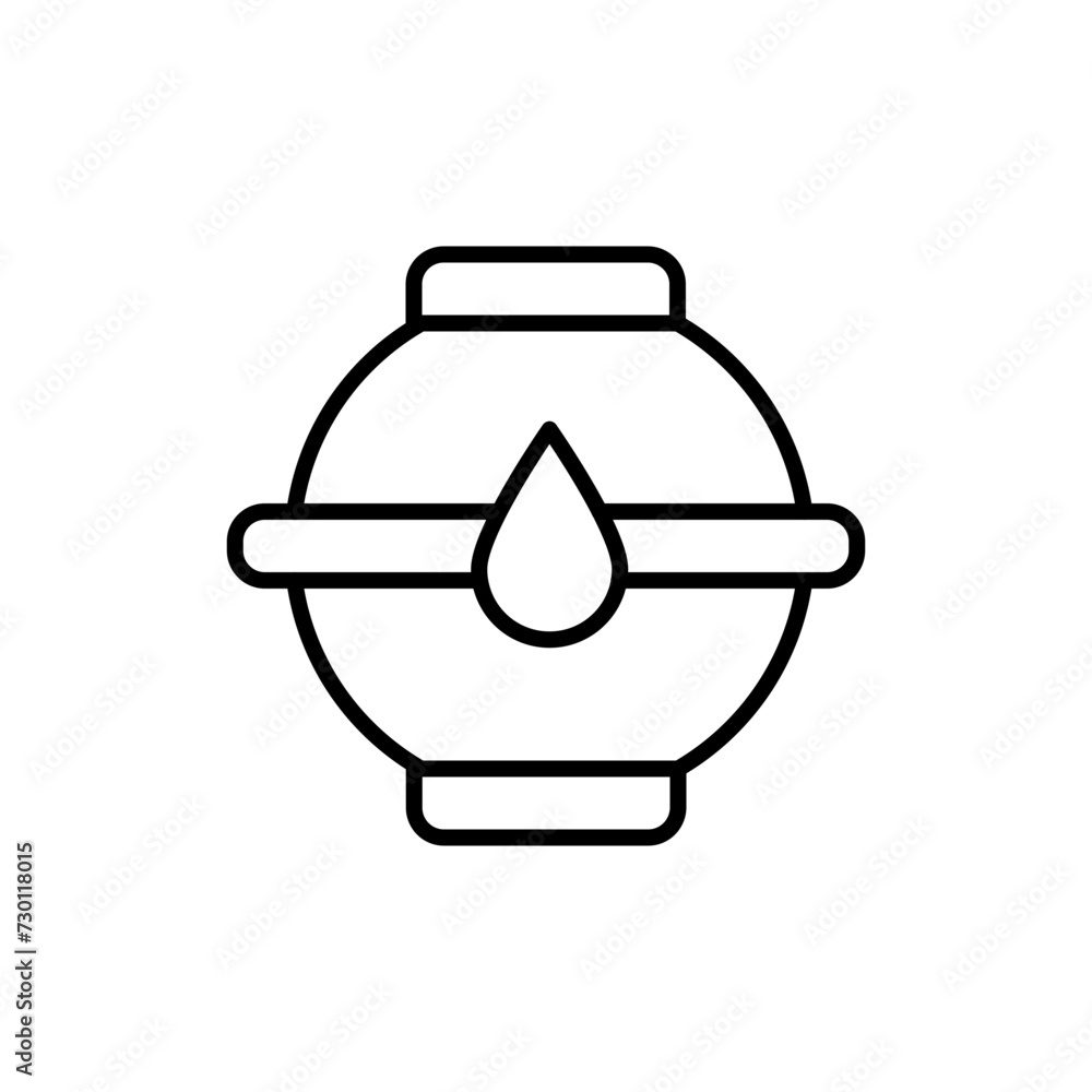Oil tank outline icons, minimalist vector illustration ,simple transparent graphic element .Isolated on white background Oil tank outline icons, minimalist vector illustration ,simple transparent graphic element .Isolated on white background