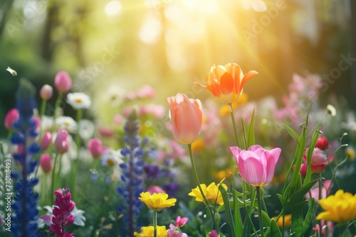 abstract sunny beautiful Spring background  © Werckmeister