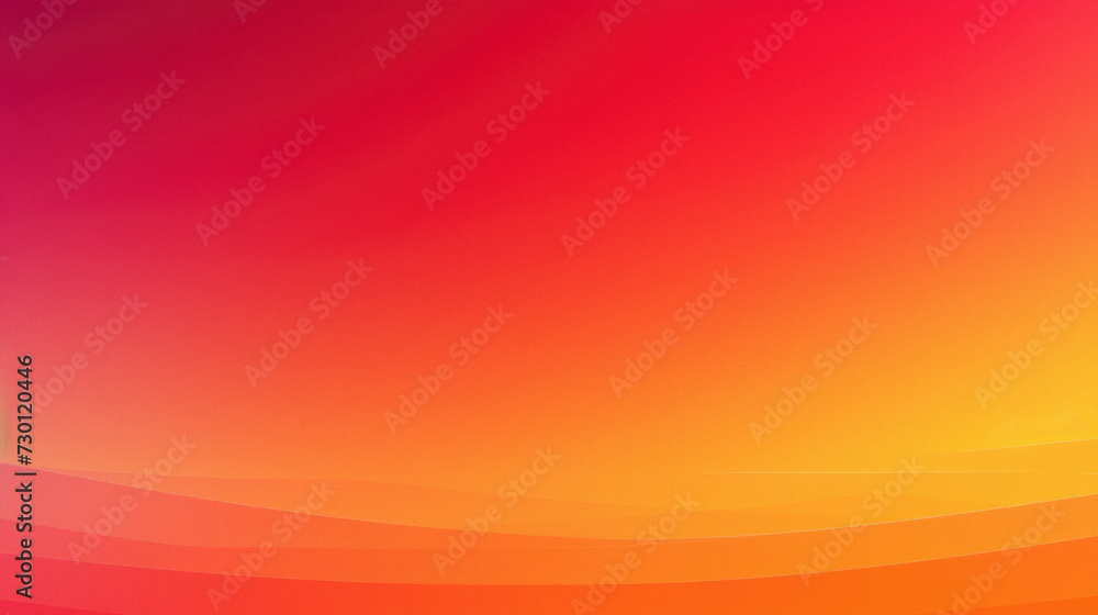 Abstract background of red and orange colors with smooth lines and waves.