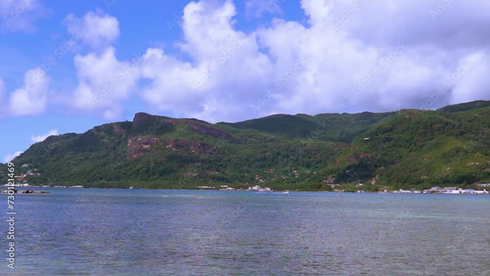 Tropical island. Gorgeous wild beach with green trees. amazing blue ocean sea sand Tropical island. Gorgeous wild beach with green trees. amazing blue ocean sea sand