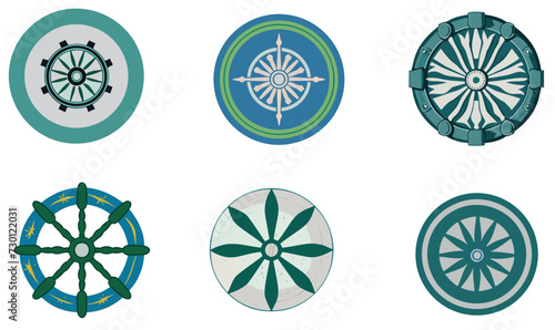 Gypsy, Roma and Traveller History Month,vector logo,symbol,icon set,logo type