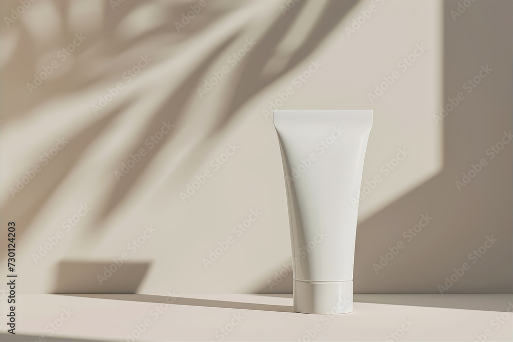 Blank hand cream package mockup Blank hand cream package mockup