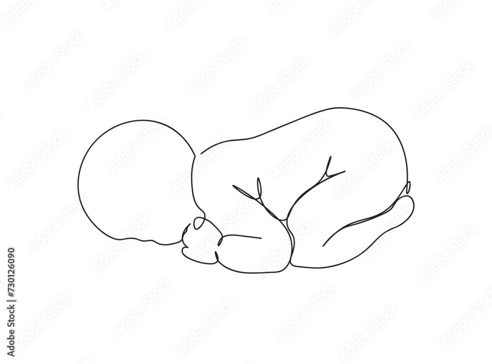 Baby Line Art Drawing Ai, EPS, SVG, PNG, JPG zip file Baby Line Art Drawing Ai, EPS, SVG, PNG, JPG zip file