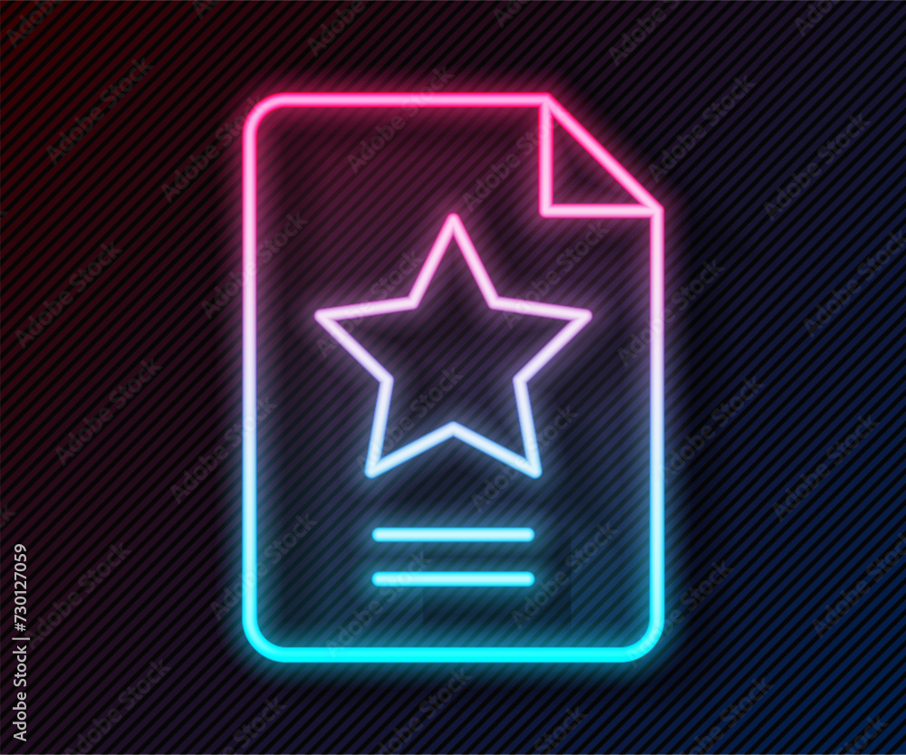 Glowing neon line Star constellation zodiac icon isolated on black background. Vector Glowing neon line Star constellation zodiac icon isolated on black background. Vector