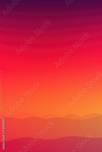 Abstract background with mountains in red and orange colors.