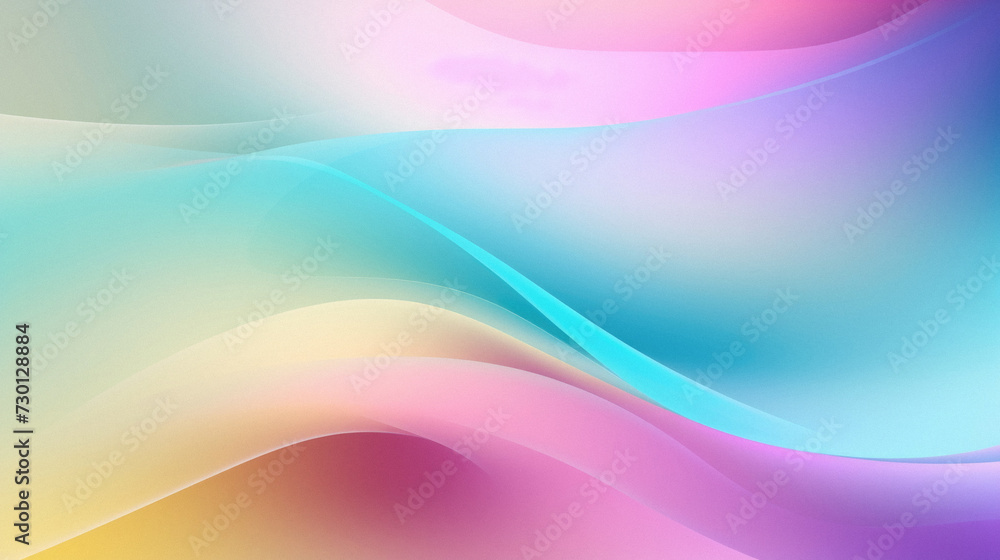 Abstract background with smooth lines in blue, pink and yellow colors. Abstract background with smooth lines in blue, pink and yellow colors.