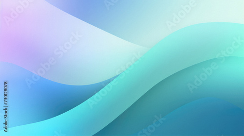 Abstract background with smooth wavy lines in blue and pink colors.