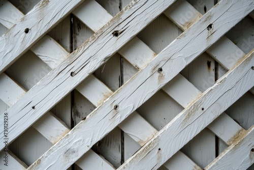 Cracked Wood Panel Background: Abstract Lattice Design for Home Construction and Furniture