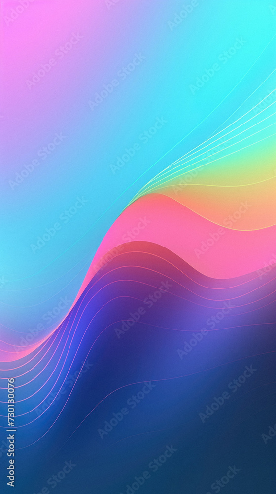 Abstract background with multicolored lines and waves. Abstract background with multicolored lines and waves.
