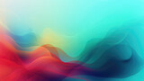 Abstract background with smooth lines in blue, orange and green colors.
