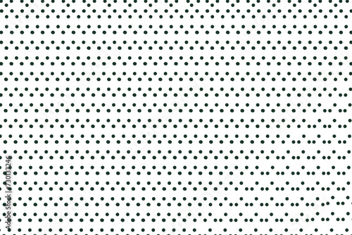 Abstract geometric dot pattern green and white color pattern background. photo