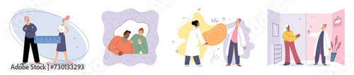 Social relationship vector illustration. Assisting others strengthens fabric supportive community Unity and cooperation are essential for achieving common goals Teamwork and collaboration drive