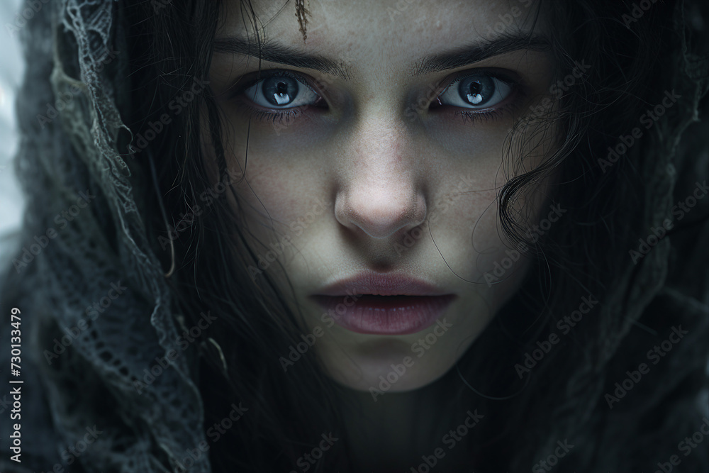Mental health disorder conceptual Generative AI technology portrait picture people have psychic problems Mental health disorder conceptual Generative AI technology portrait picture people have psychic problems