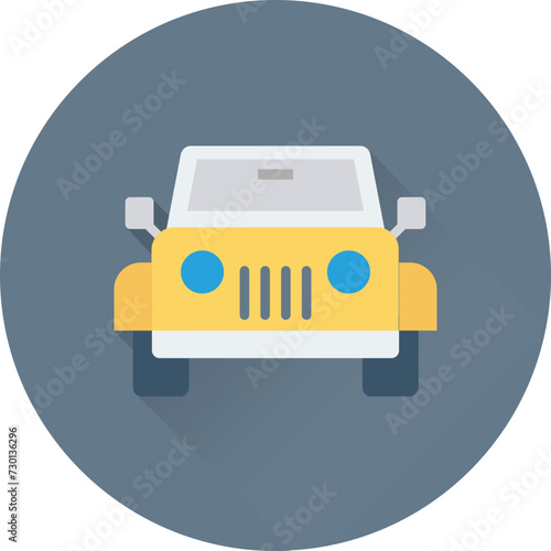 Jeep Vector Icon photo