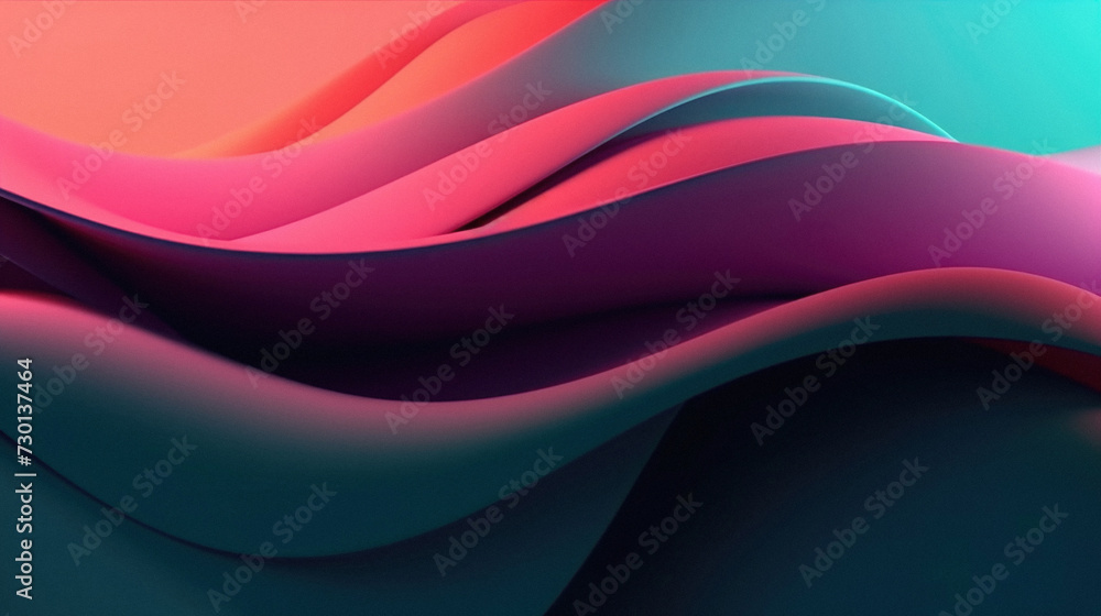 Of abstract background with smooth wavy lines in pink and blue colors. Of abstract background with smooth wavy lines in pink and blue colors.