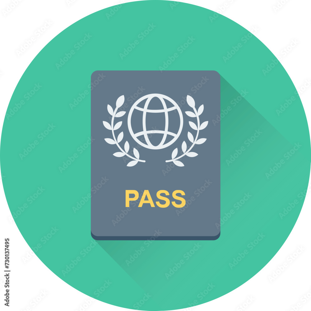 Passport Vector Icon Passport Vector Icon