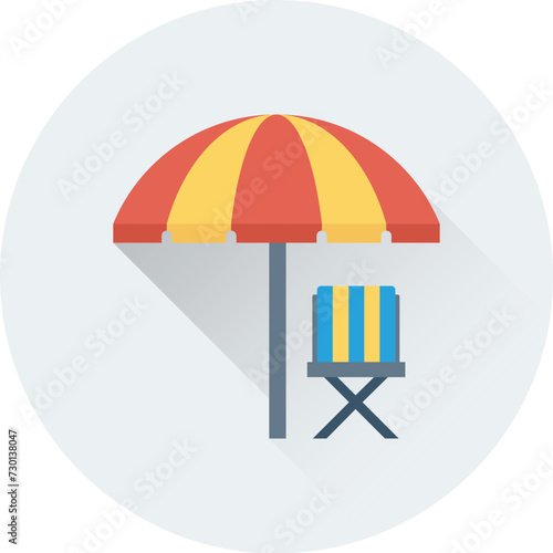 Beach Vector Icon
