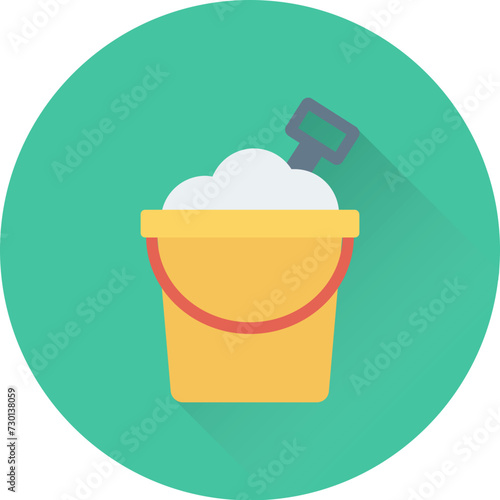 Sand Pail Vector Icon