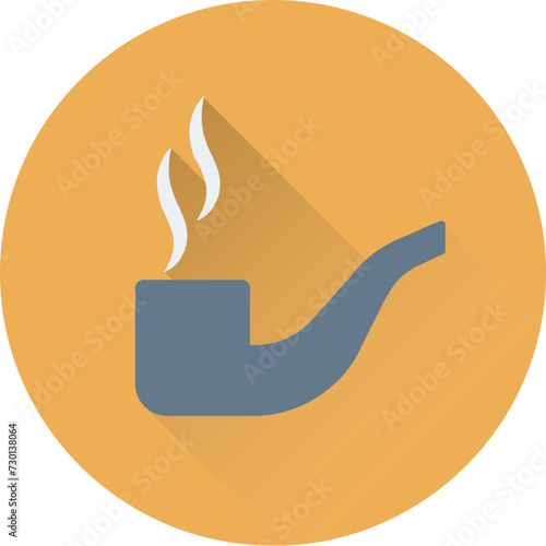 Smoking Pipe Vector Icon