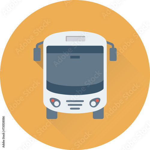 Tour Bus Vector Icon