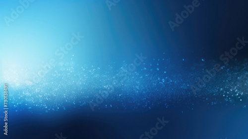 Abstract blue background with bokeh effect.