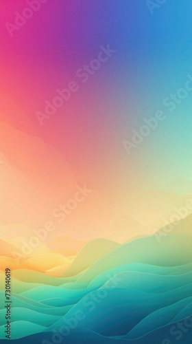 Abstract background with smooth lines in colors.