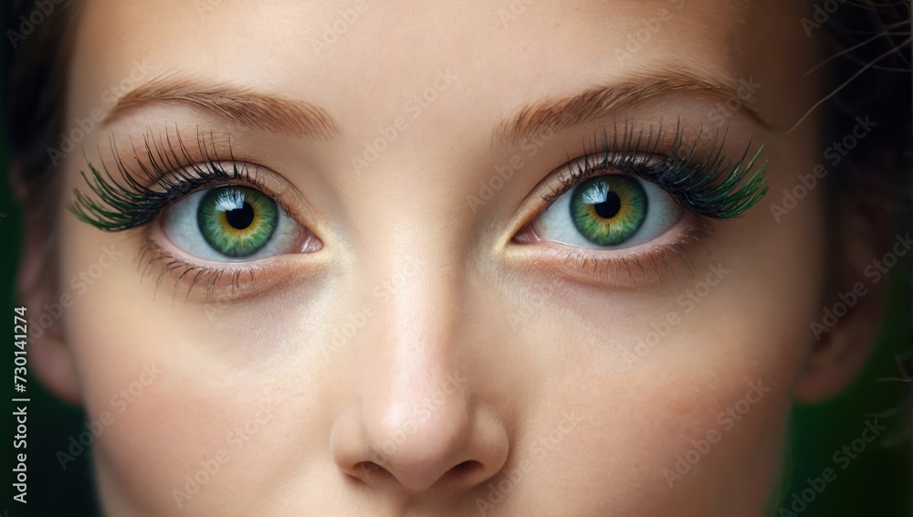 Naklejka premium close up of a female eye