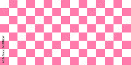 Soft Pink Checkerboard Texture, A seamless pattern of alternating soft pink and white squares forming a classic checkerboard design