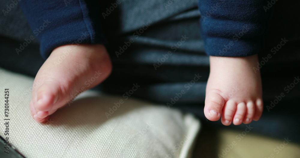Closeup of cute adorable baby newborn feet Closeup of cute adorable baby newborn feet