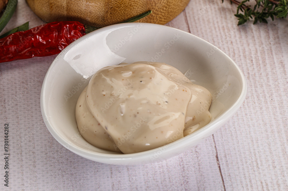 Burger sauce in the bowl Burger sauce in the bowl