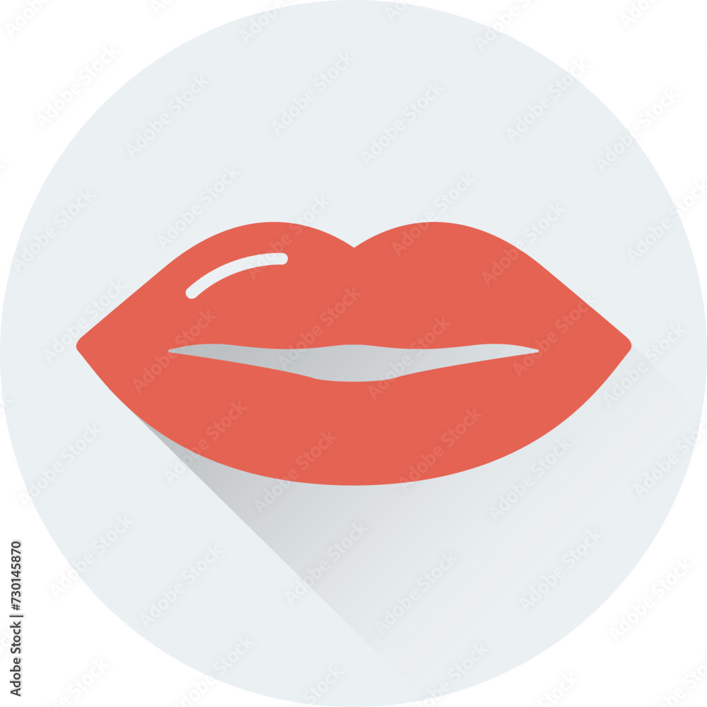 Woman Lips Vector Icon