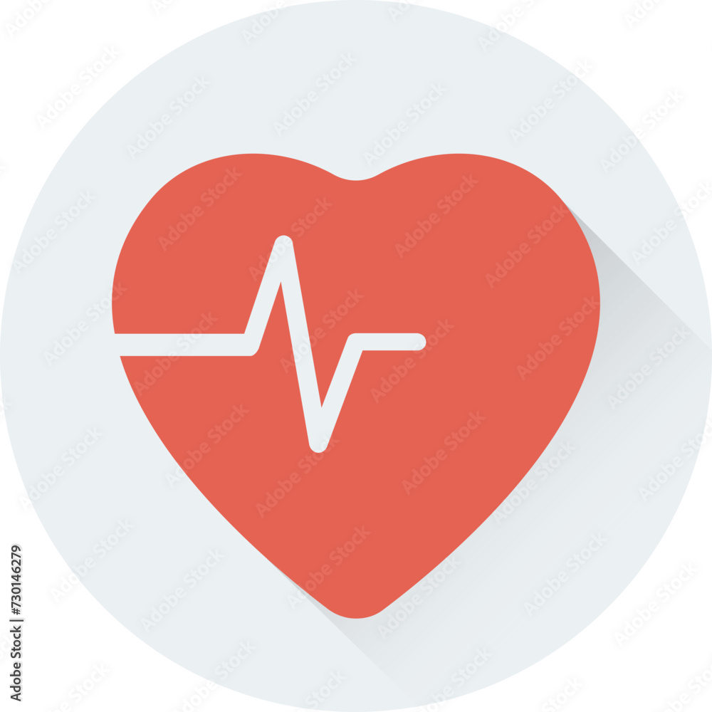 Heartbeat Vector Icon Heartbeat Vector Icon