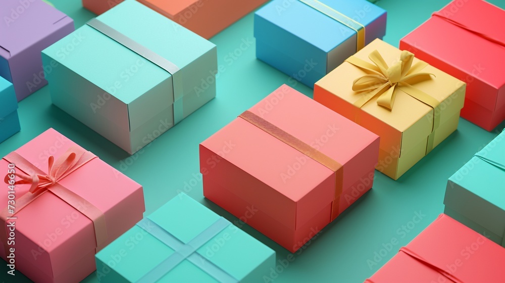 Obraz premium Packaging mockup photo generated by ai