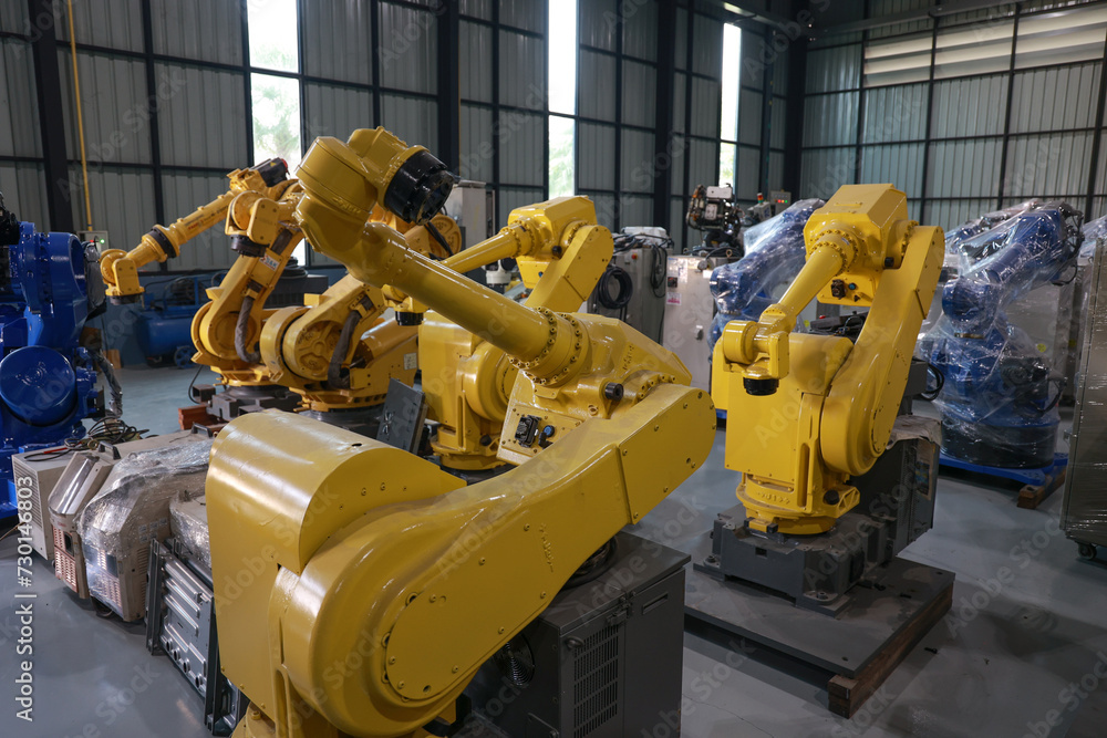 Automated Robotic Manufacturing in Industrial Plant Automated Robotic Manufacturing in Industrial Plant