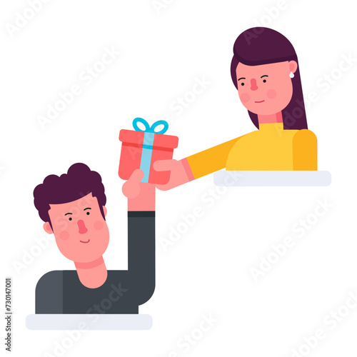 Giving Gift 