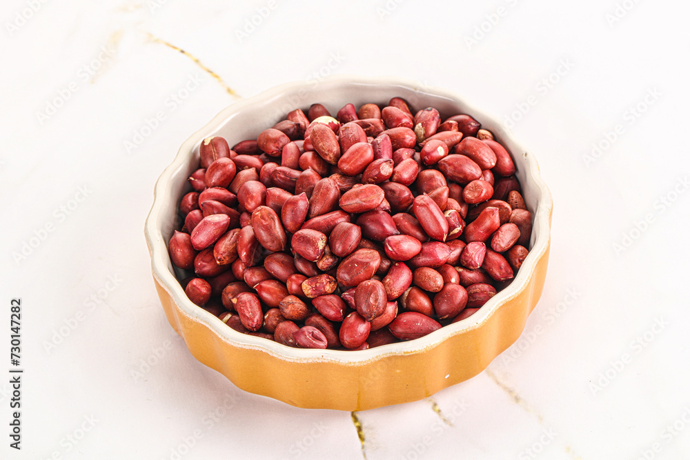 Raw peanut heap for roast Raw peanut heap for roast