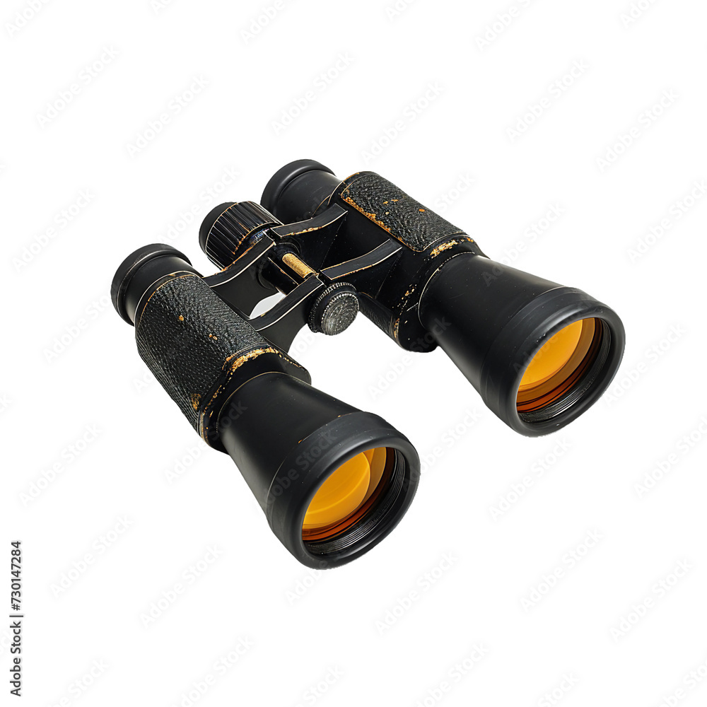 Binoculars, transparent background. Binoculars, transparent background.