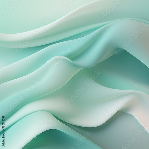 lightseagreen gradient soft pastel silk wavy elegant luxury flat lay pattern vector illustration