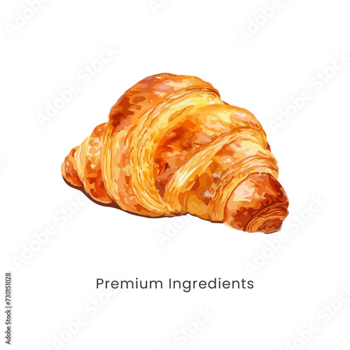 Hand drawn vector illustration of pastry