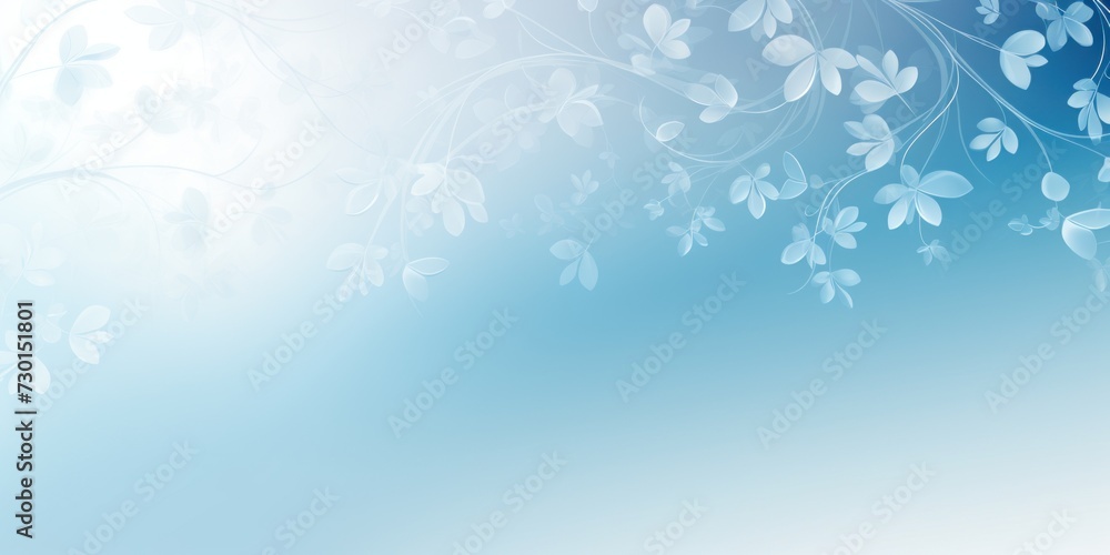 Fototapeta premium lightsteelblue soft pastel gradient modern background with a thin barely noticeable floral