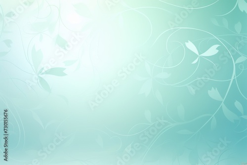 mediumaquamarine soft pastel gradient modern background with a thin barely noticeable floral
